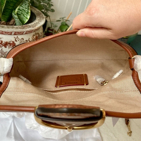 Coach ✨2xHP✨ NWT Soho Bag Saddle CR699 - Picture 11 of 16